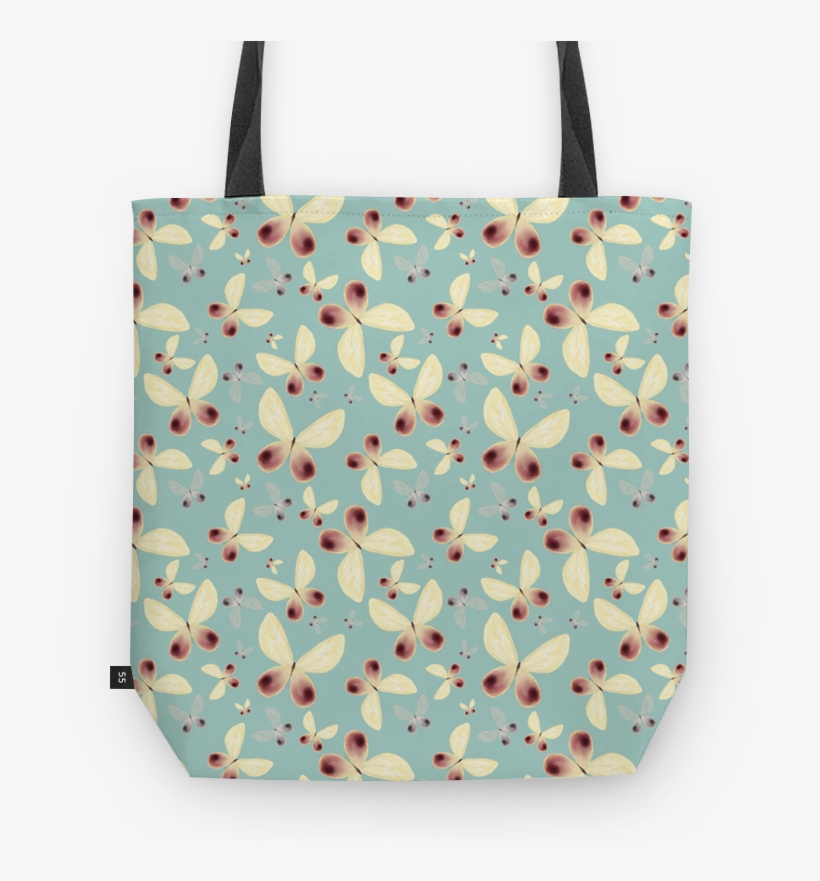Bolsa Doces Borboletas De Juliana Motzkona - Tote Bag, transparent png #9189534