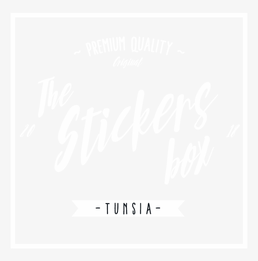 The Sticker Box The Sticker Box - Calligraphy, transparent png #9190072