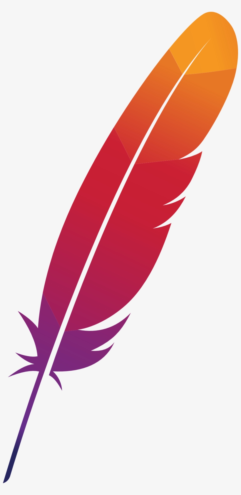 Feather Glyph Notm - Apache New Logo, transparent png #9191127