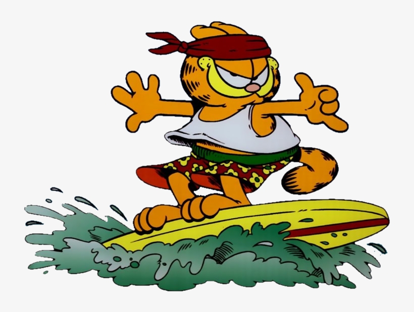 Surf Png - Imagenes De Garfield, transparent png #9191235