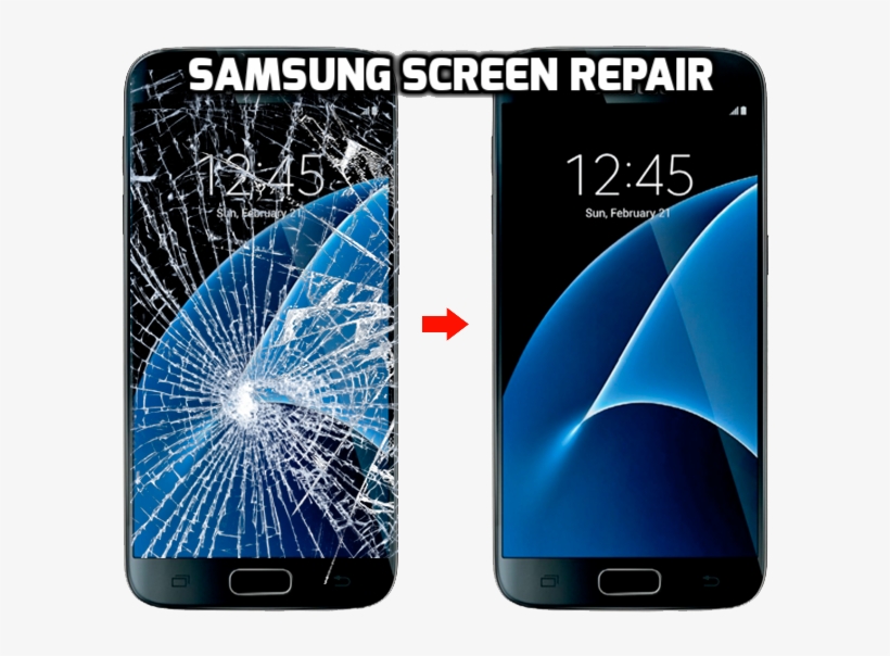 Samsung S3 Mini Screen Replacement London Uk - Samsung Galaxy S7 Edge Gold, transparent png #9192018