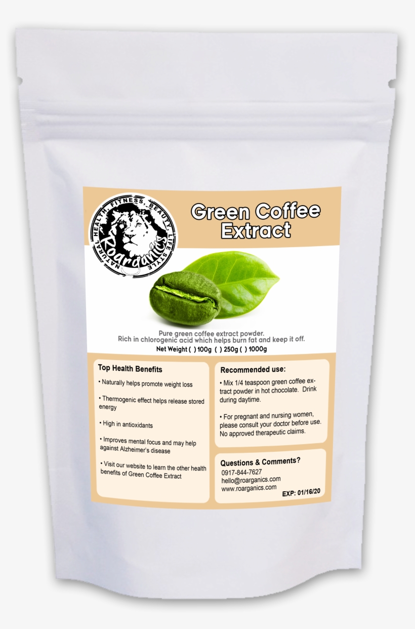 Green Coffee Bean Extract Powder - Green Coffee, transparent png #9192354