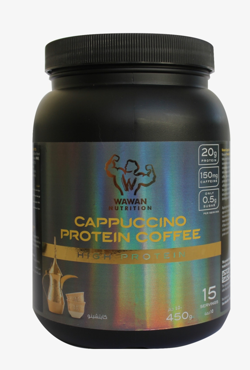 Wawan Nutrition Protein Coffee Powder 450g - Wawan Protein Coffee, transparent png #9192562