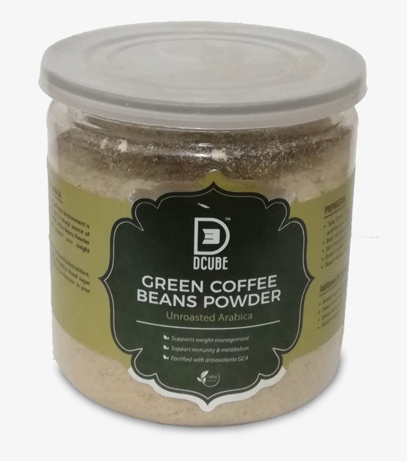 Dcube Green Coffee Powder 200g - Saumagen, transparent png #9192628
