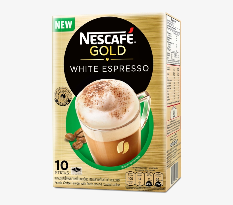 Nescafe Gold White Espresso, transparent png #9192692