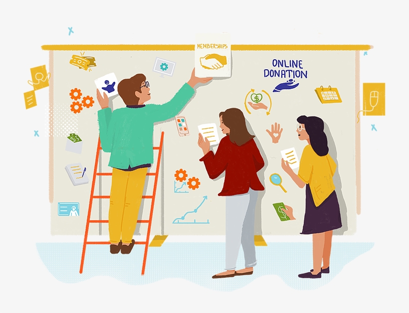 What All You Can Do With A Online Donation Platform - Illustration, transparent png #9192902