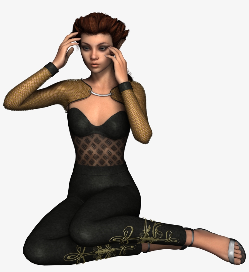 Pain In Women Png Transparent Image - Headache Girl Cartoon Transparent Background, transparent png #9193877