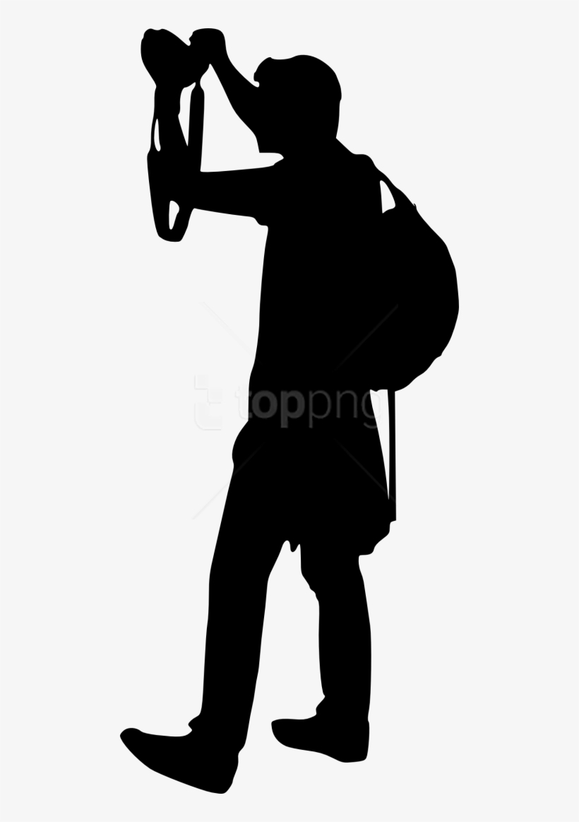 Free Png Photographer With Camera Png - Silhouette Cameraman Png Transparent, transparent png #9193916