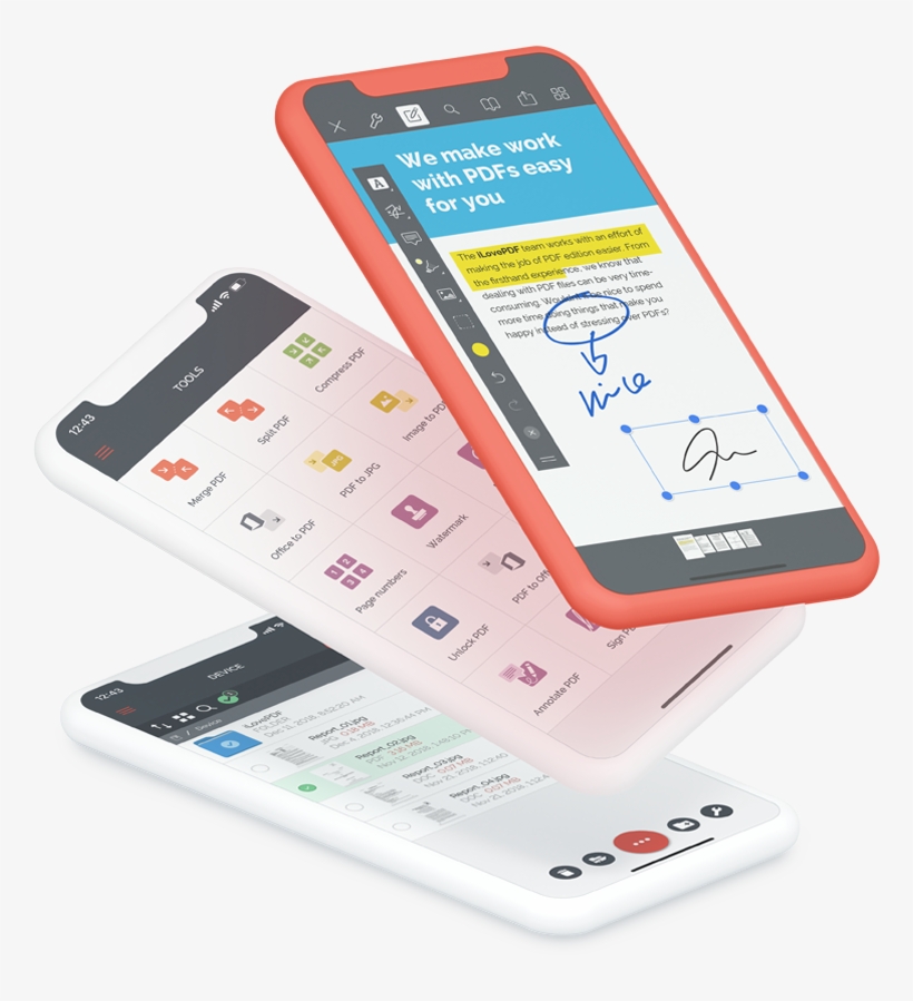 Ilovepdf Mobile - Iphone, transparent png #9193995