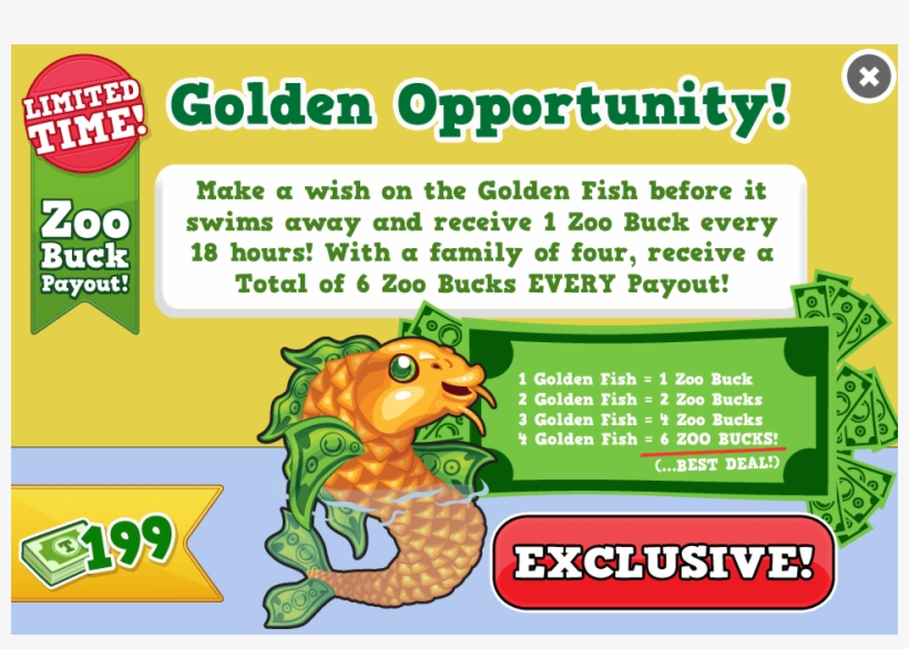 The Golden Fish Is A Part Of The Cashback Animals Themed - Goodlife Foods, transparent png #9194127