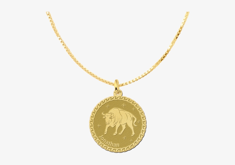 Gold Chain St Christopher, transparent png #9194308