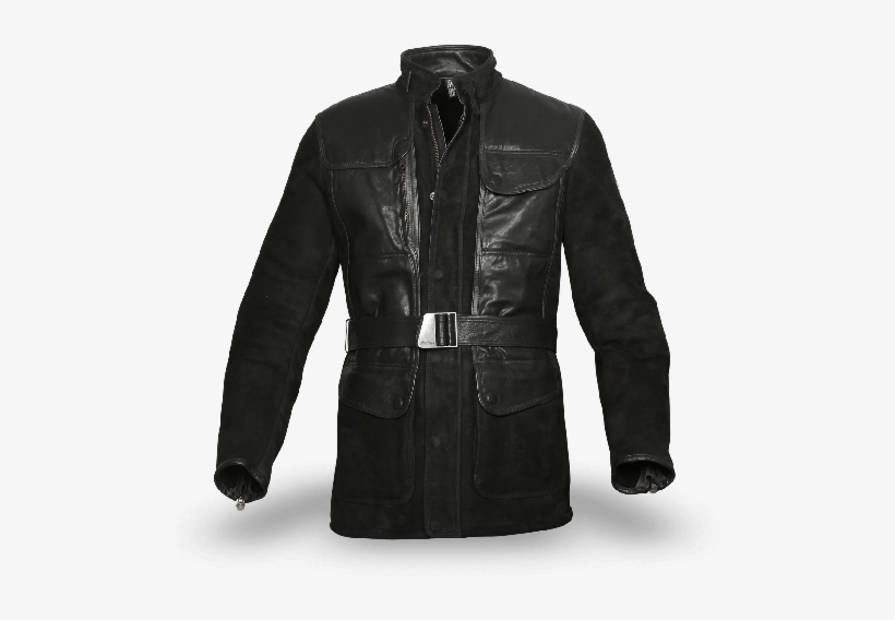 Matchless Fulham Men's Leatherjacket, Black - Leather Jacket, transparent png #9194404