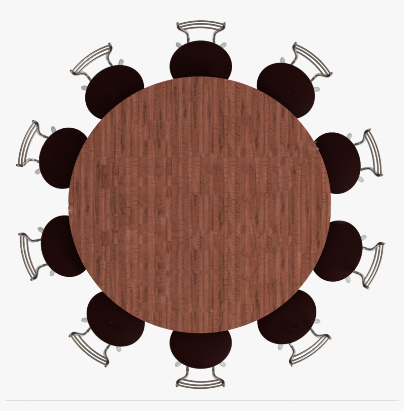 Top View Png - Round Table Top View Png, transparent png #9195155