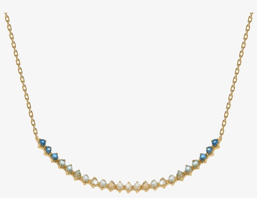 Azure Gold Necklace - Necklace, transparent png #9195213