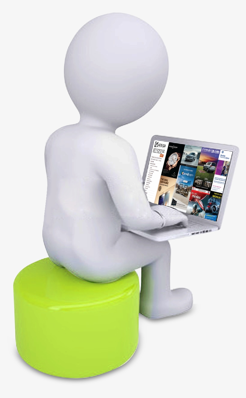 Web Solutions - Sitting, transparent png #9195394