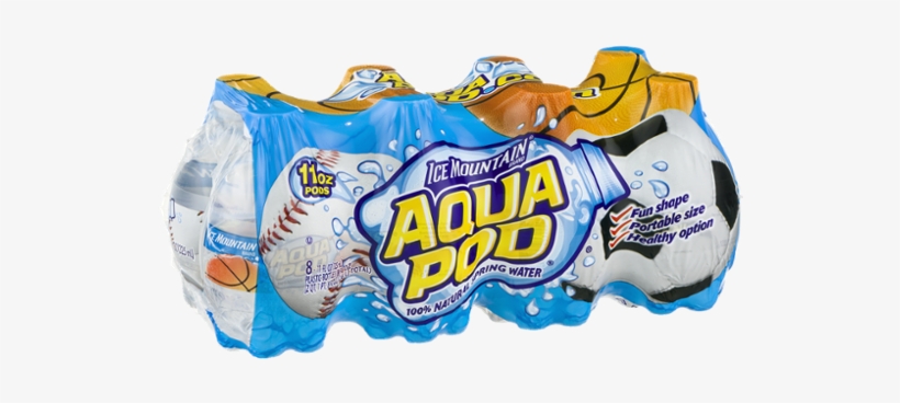 I'm Learning All About Ice Mountain Aqua Pod 100% Natural - Snack, transparent png #9195653