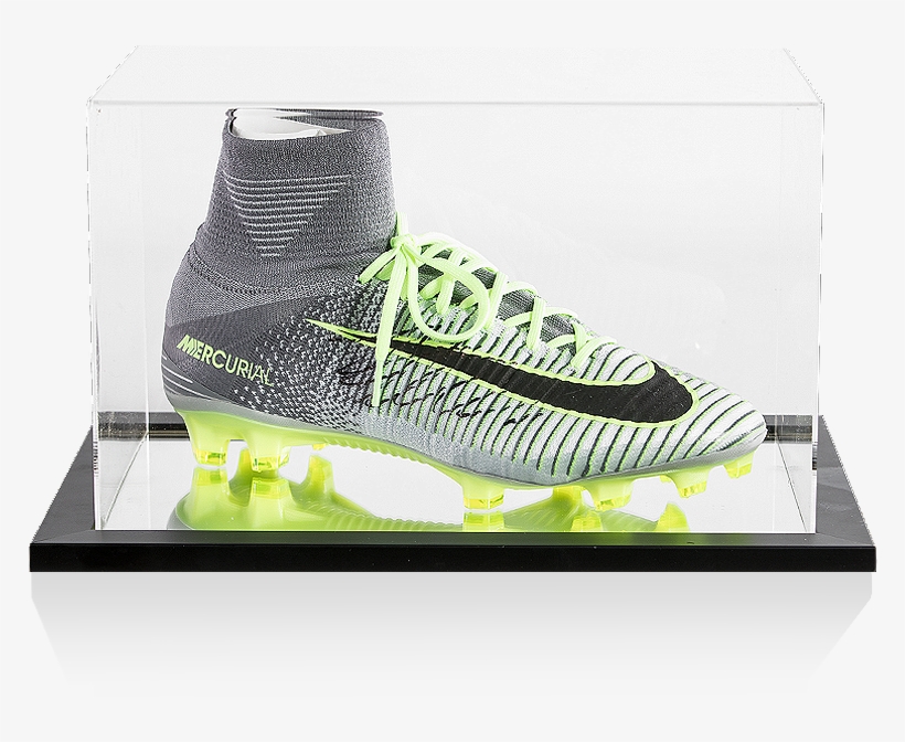 Cristiano Ronaldo Signed Grey Nike Mercurial Superfly - Nike Free, transparent png #9195654