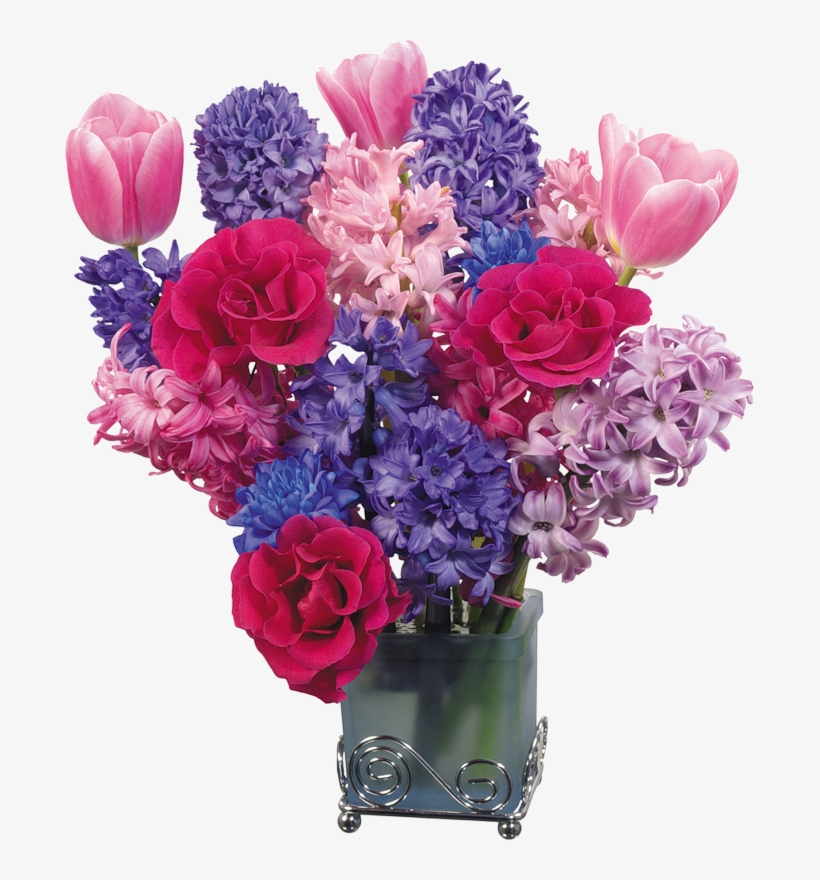 Eiffel Tower Vases With Flowers - Flower In Tall Vase Png, transparent png #9195787