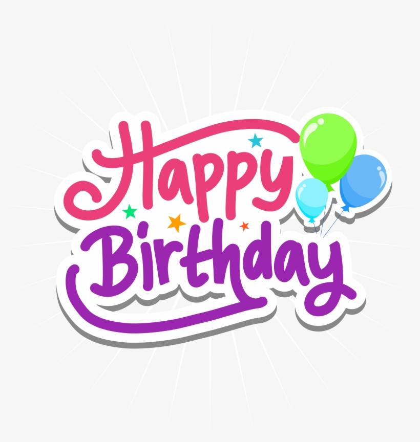 2192 X 2204 62 - Happy Birthday Purple And Pink, transparent png #9196475