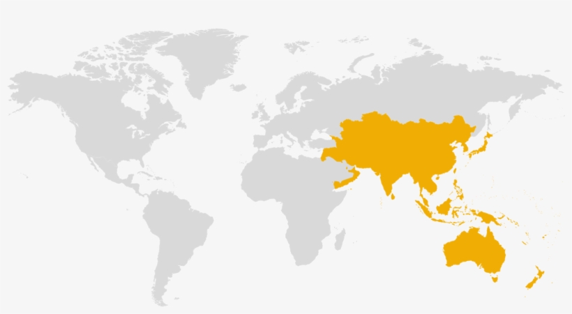 Asia Pacific Map - Countries Which Recognize Maduro, transparent png #9196723