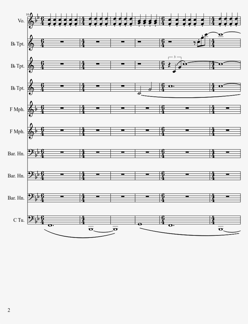 E=mc2 Sheet Music 2 Of 56 Pages - Blue Devils Felliniesque Score, transparent png #9196726