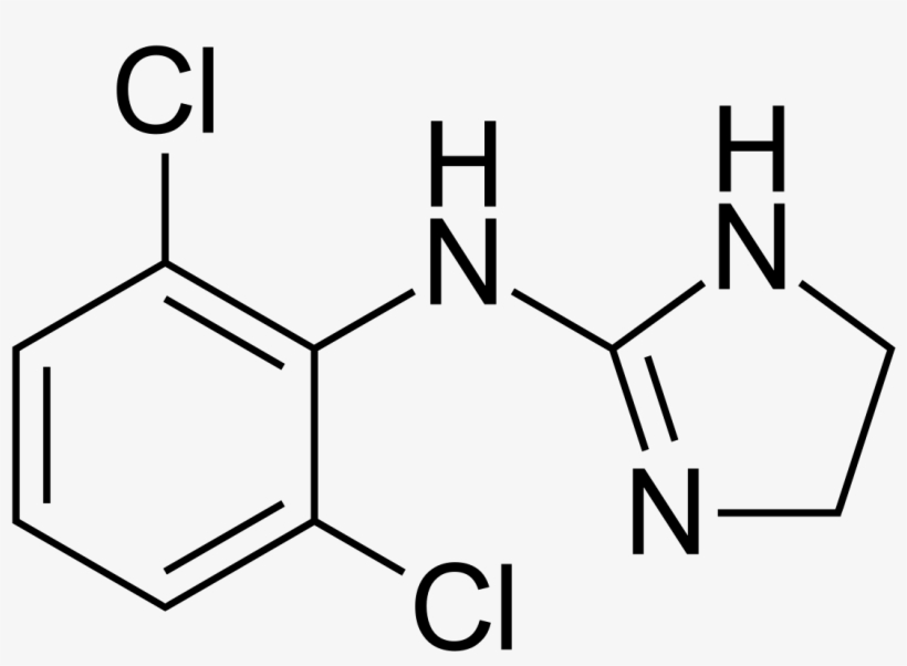 Clonidine Adhd Medications - Structure, transparent png #9196905