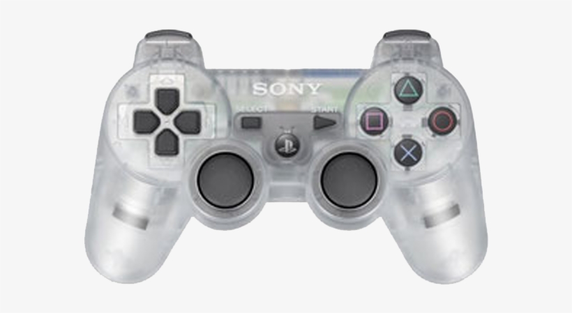 Sony Playstation 3 Dualshock 3 Game Pad Ps3 Wireless - Dualshock 3 Crystal, transparent png #9197644