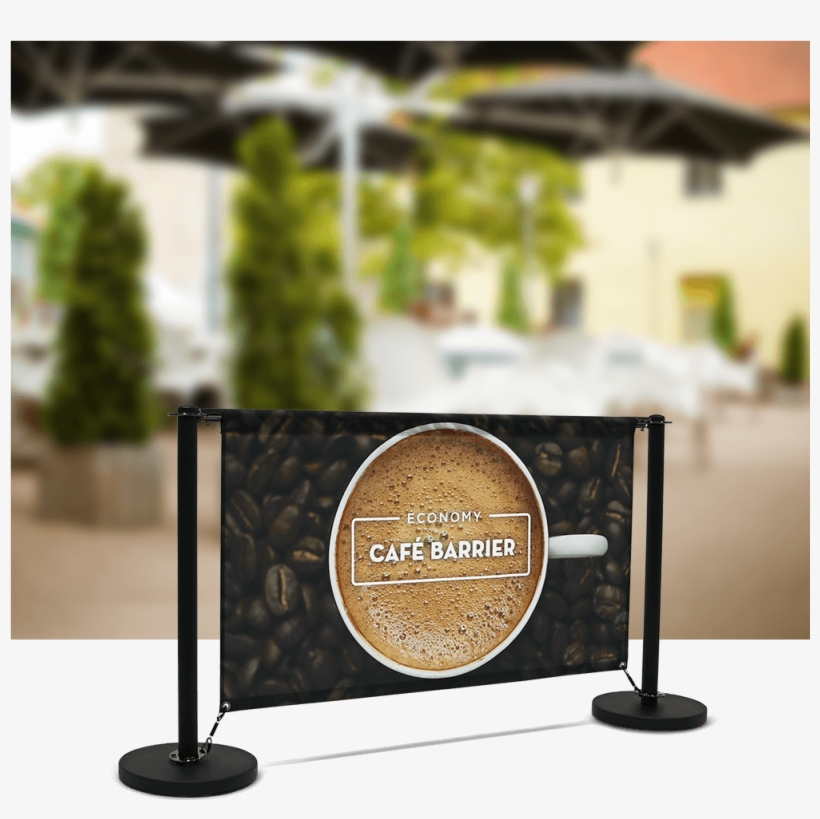 Cafe Barrier Economy 1500 Single Sided Front - Economy, transparent png #9197704