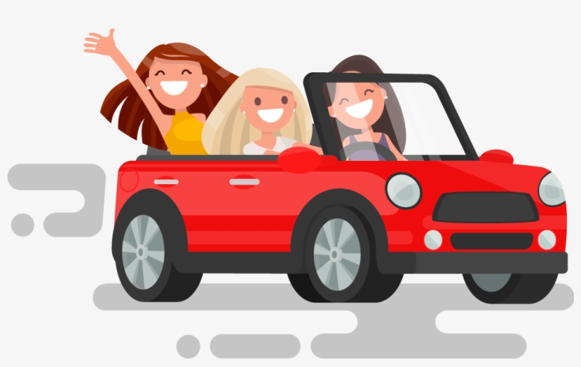 Iride Safe - Teen In Car Clipart, transparent png #9197773