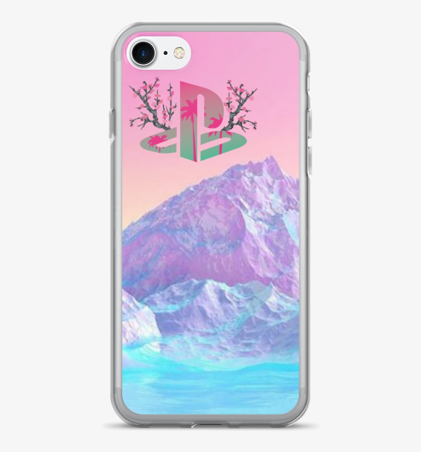 Jpg Freeuse Download Iceberg Iphone Case Fashion - Vaporwave Background, transparent png #9198126