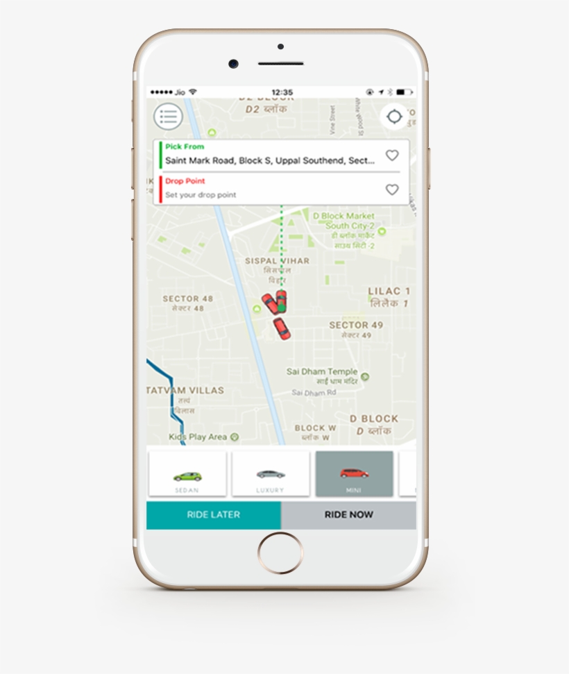 Uber Clone App Development - Iphone, transparent png #9198311