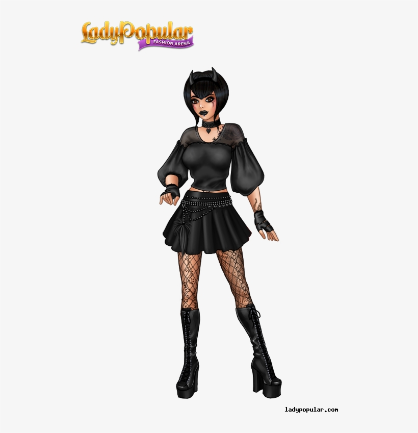 Picture - Lady Popular Fashion Arena Nails, transparent png #9198505