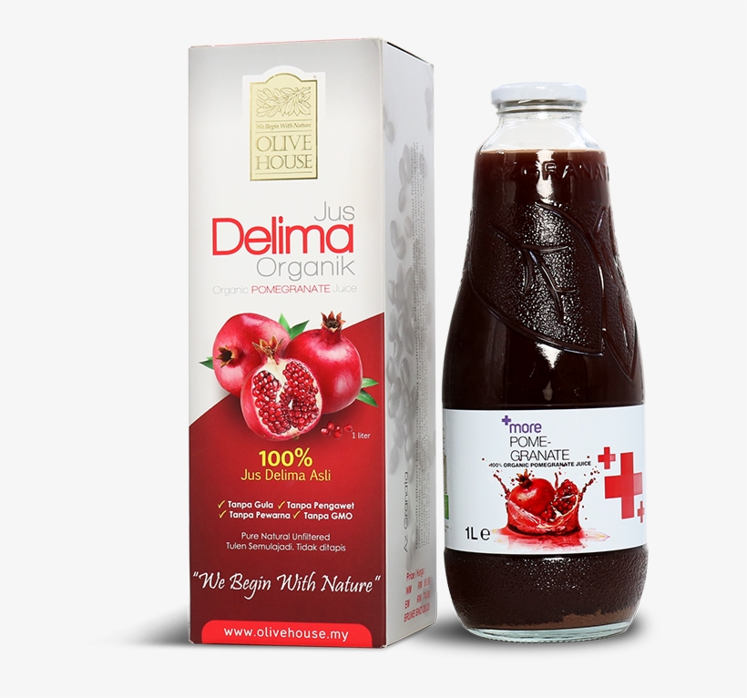 Azerbaijan Pomegranate Juice 1 Liter - Jus Delima Olive House, transparent png #9198948