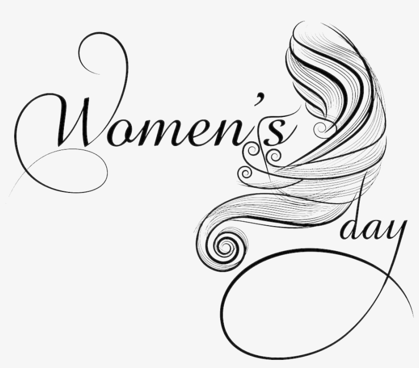 Freeuse Download International Womens Day Woman Happiness - Happy Women's Day Simple Drawing, transparent png #9199164