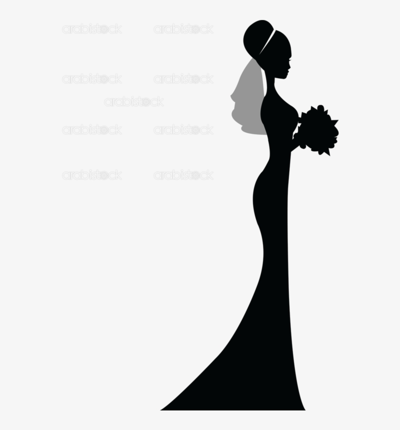 Picture Of Bride - Bride Black Png, transparent png #9199587