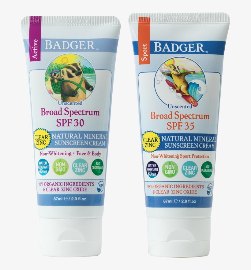 Clear Zinc Sunscreen - Badger Clear Zinc Sunscreen, transparent png #920181