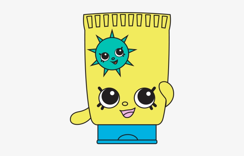 Sonny Sunscreen Ct Art - Shopkins Sunscreen, transparent png #920299