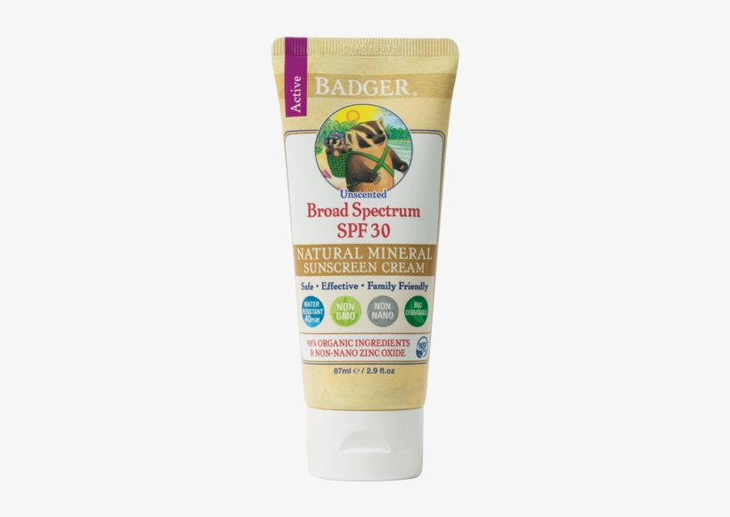 Unscented Sunscreen Water Resistant Zinc Oxide - Badger Sunscreen Sale, transparent png #921072