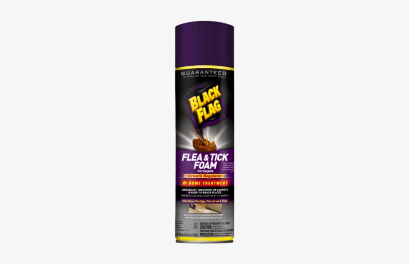 Black Flag® Flea & Tick Foam For Carpets Plus Growth - 16oz Fleatick Spray,no Hg-11094, United Industries, transparent png #921334