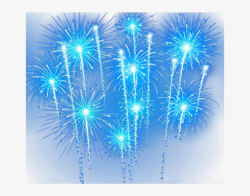 new years eve fireworks clipart with transparent