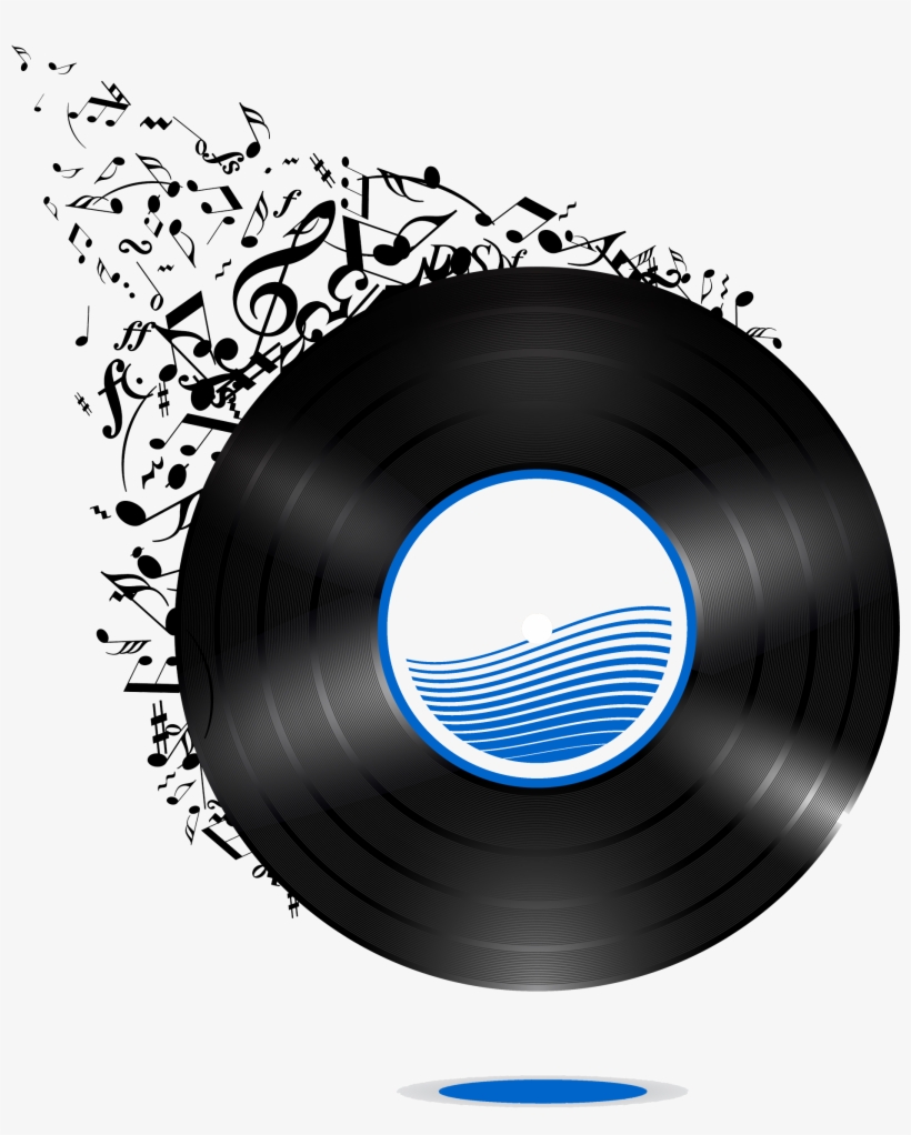 Music Transparent Vinyl - Discos De Vinil Notas Musicais, transparent png #921760