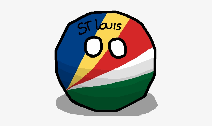 Saint Louisball - Flag Of Germany Wituland Countryball, transparent png #922286