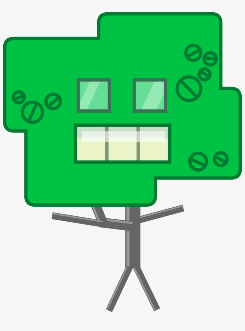 Robot Tree - Bfb Robot - Free Transparent PNG Download - PNGkey