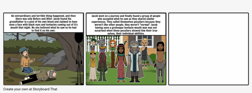 Miss Peregrine's Home For Peculiar Kids - Cartoon, transparent png #923218