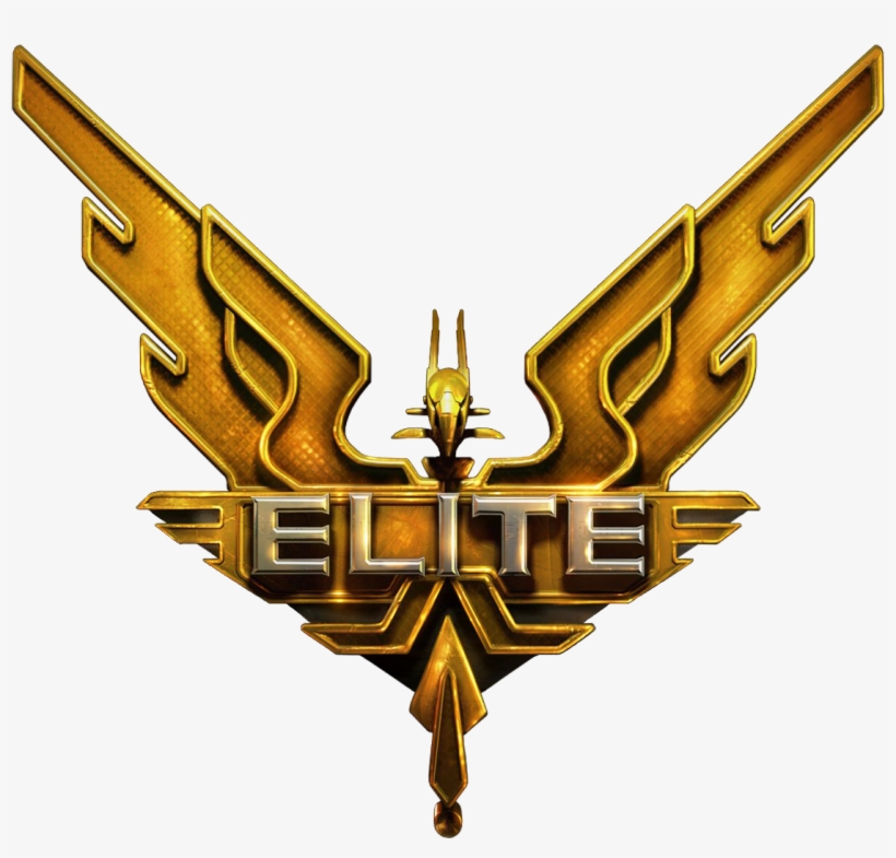 Golden Elite Logo - Elite Dangerous Logo, transparent png #923512