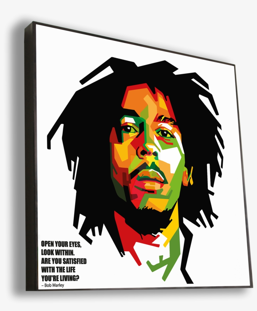 Image Free Library Bob Marley Painting Transprent Png - Bob Marley Pop Art, transparent png #923610