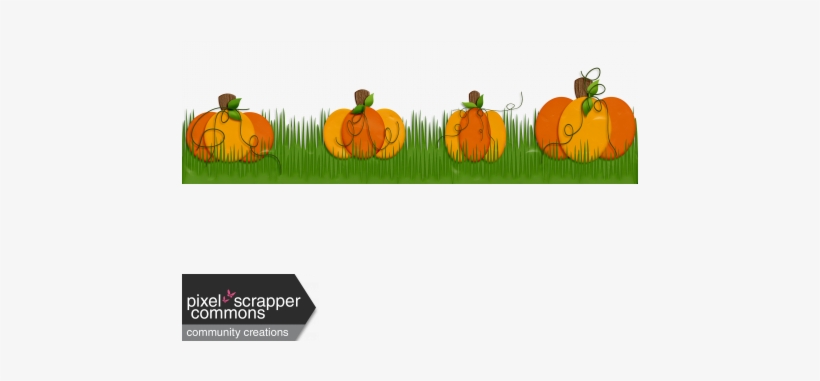 Pumpkins Border Png - Pumpkin Patch Boarder Clipart, transparent png #924118