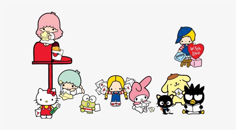 High Quality Hello Kitty Wallpapers, Cristy Alvis - Aggretsuko And Hello Kitty, transparent png #924726