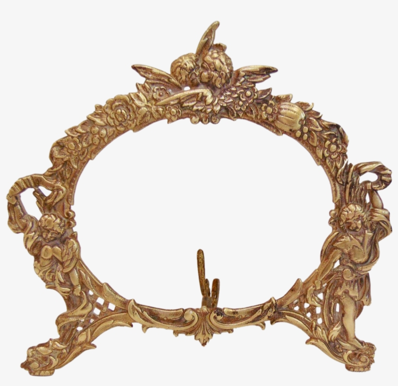 Antique Art Nouveau Mirror Or Photo Frame - Picture Frame, transparent png #924828