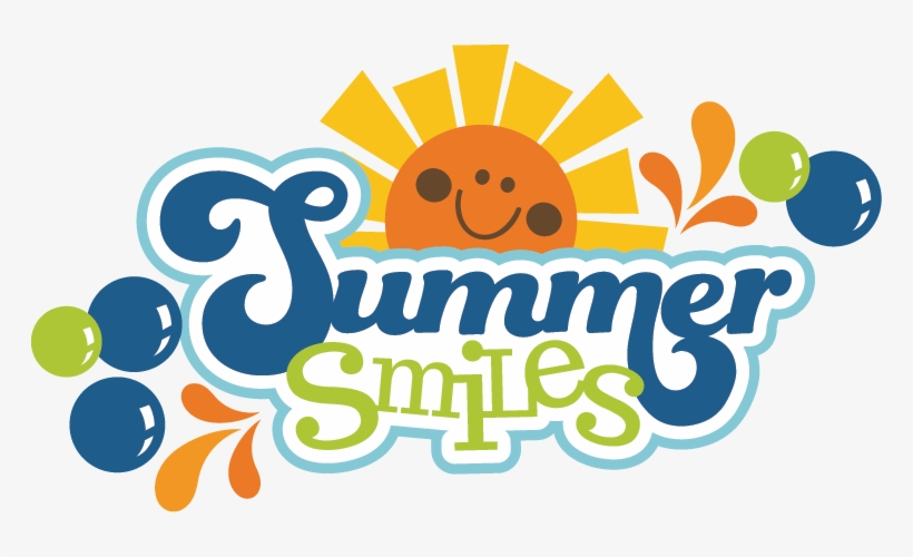 Summer Smiles Svg Scrapbook Title Summer Svg Files - Summer Scrapbook Titles, transparent png #925002